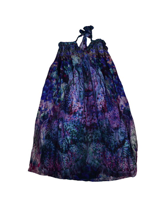 A Purple Sleeveless Dresses from Camilla in size 8Y for girl. (Back View)