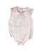 A Pink Sleeveless Bodysuits from The Little White Company in size 0-3M for girl. (Front View)