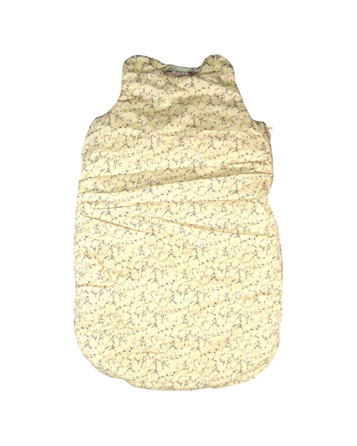 A Yellow Sleepsacs from Bonpoint in size 18-24M for girl. (Front View)