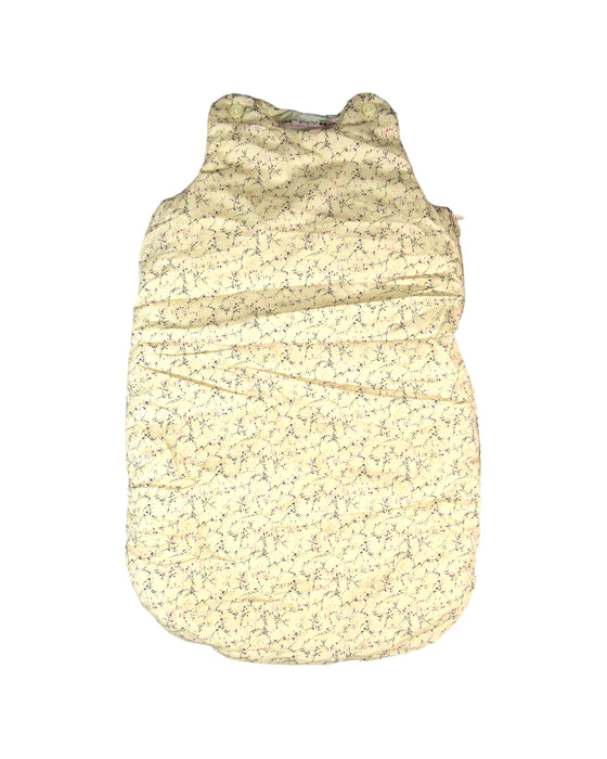 A Yellow Sleepsacs from Bonpoint in size 18-24M for girl. (Front View)