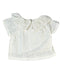 A White Short Sleeve Tops from Gingersnaps in size 3-6M for girl. (Back View)