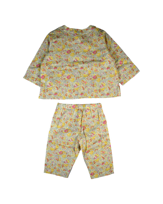 A Yellow Pants Sets from Bonpoint in size 3-6M for girl. (Back View)