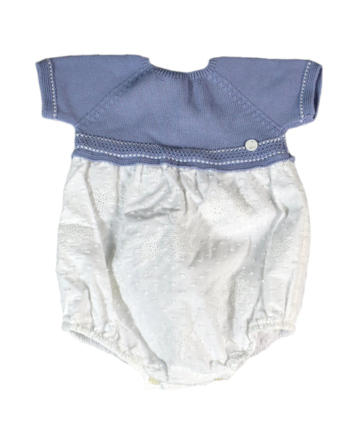 A White Short Sleeve Bodysuits from Paz Rodriguez in size 3-6M for girl. (Front View)