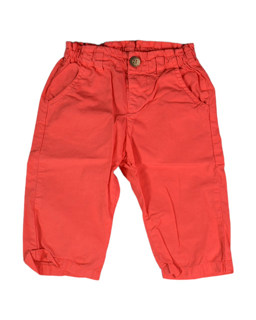 A Red Casual Pants from Bonpoint in size 3-6M for girl. (Front View)