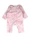 A Pink Long Sleeve Jumpsuits from The Little White Company in size Newborn for girl. (Front View)