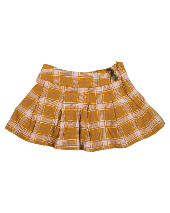 A Orange Short Skirts from Seed in size 4T for girl. (Front View)