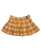 A Orange Short Skirts from Seed in size 4T for girl. (Front View)