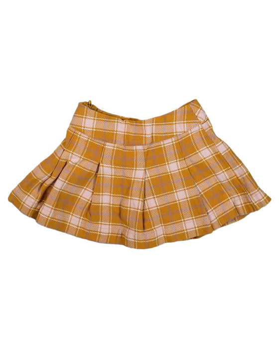 A Orange Short Skirts from Seed in size 4T for girl. (Back View)