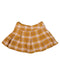 A Orange Short Skirts from Seed in size 4T for girl. (Back View)