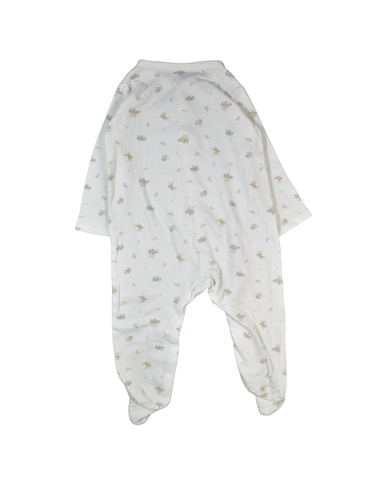 A White Onesies from The Little White Company in size 18-24M for boy. (Back View)