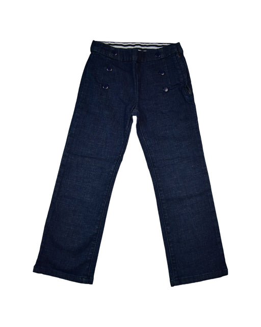 A Blue Jeans from Jacadi in size 6T for girl. (Front View)