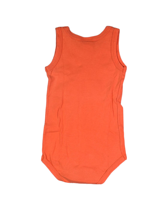 A Orange Bodysuits from Petit Bateau in size 6-12M for neutral. (Back View)