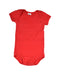 A Red Bodysuits from Petit Bateau in size 6-12M for girl. (Front View)