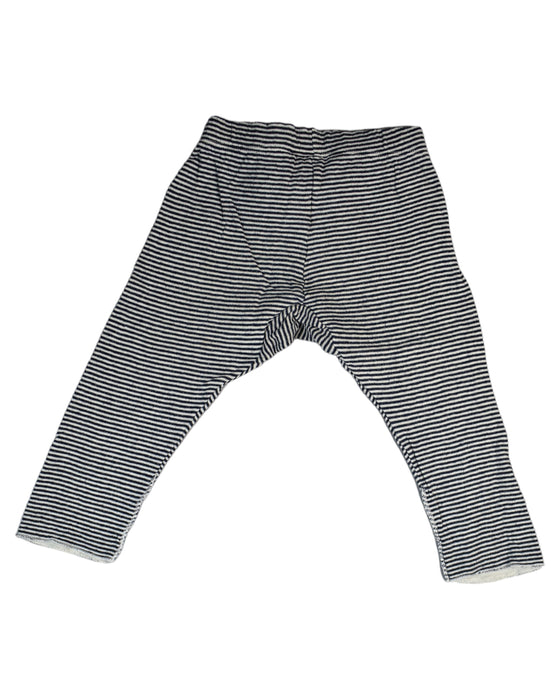 A Black Leggings from Petit Bateau in size 6-12M for girl. (Back View)