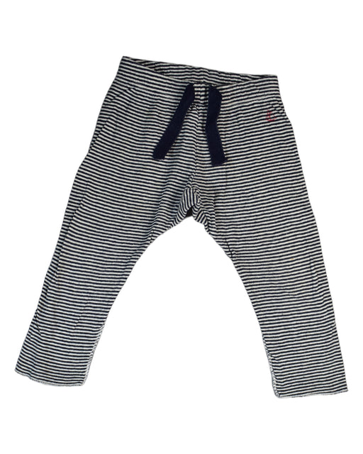 A Black Leggings from Petit Bateau in size 6-12M for girl. (Front View)