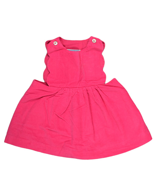 A Pink Overall Dresses from Jacadi in size 0-3M for girl. (Front View)