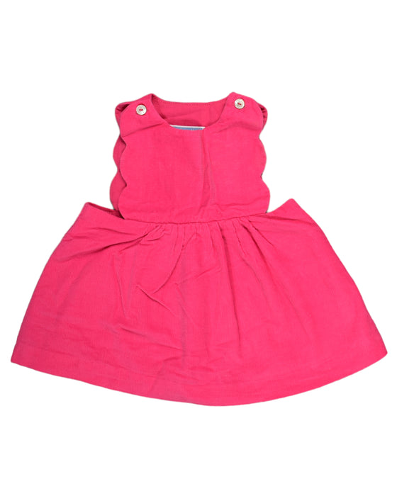 A Pink Overall Dresses from Jacadi in size 0-3M for girl. (Front View)