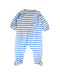 A Blue Onesies from Petit Bateau in size 6-12M for boy. (Back View)