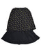 A Black Long Sleeve Dresses from Petit Bateau in size 12-18M for girl. (Front View)