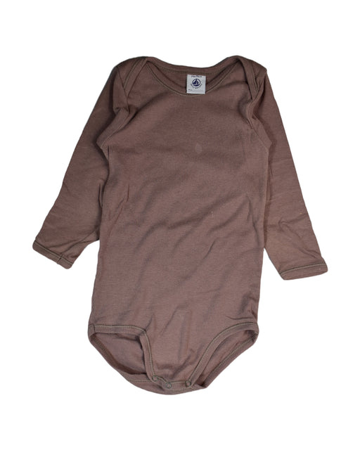 A Brown Bodysuits from Petit Bateau in size 2T for boy. (Front View)