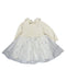 A White Long Sleeve Dresses from Petit Bateau in size 6-12M for girl. (Back View)