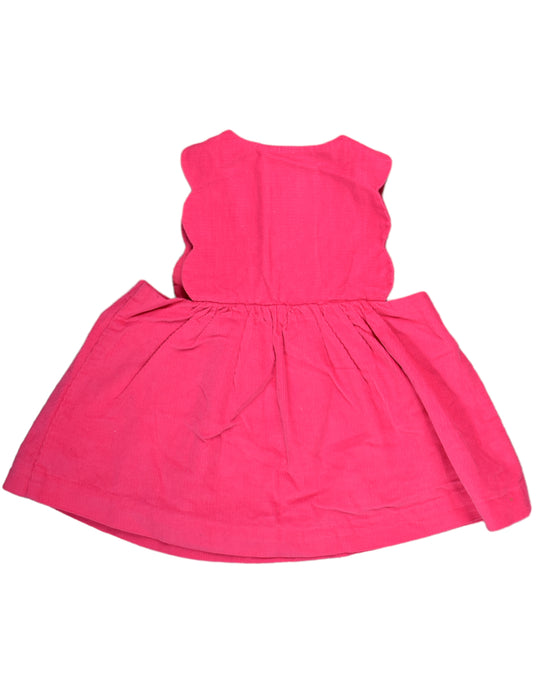 A Pink Overall Dresses from Jacadi in size 0-3M for girl. (Back View)