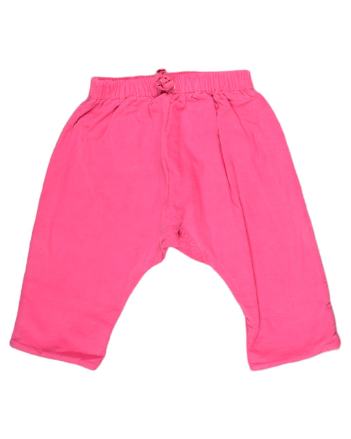 A Pink Casual Pants from Petit Bateau in size 0-3M for girl. (Front View)