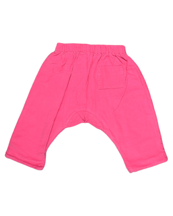 A Pink Casual Pants from Petit Bateau in size 0-3M for girl. (Back View)