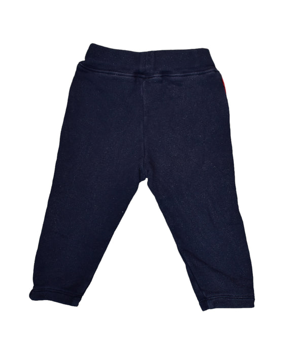 A Navy Sweatpants from Petit Bateau in size 6-12M for boy. (Back View)