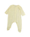 A Yellow Onesies from Petit Bateau in size 0-3M for girl. (Back View)