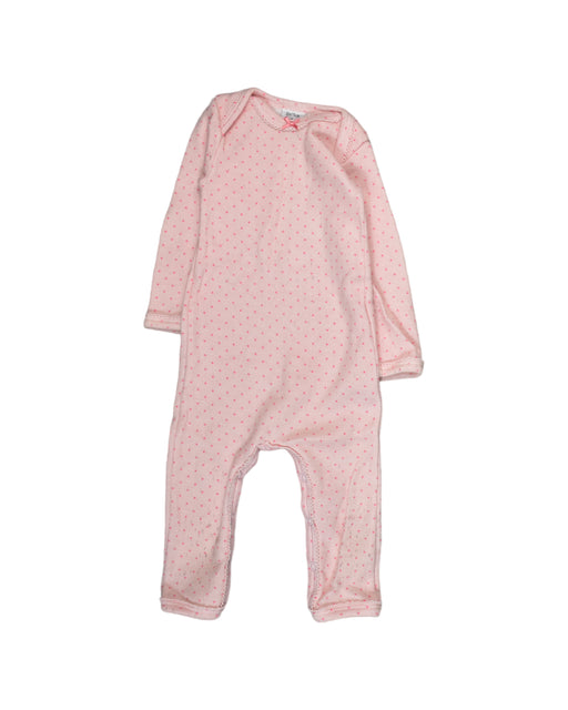 A Pink Jumpsuits from Petit Bateau in size 6-12M for girl. (Front View)