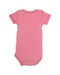 A Pink Bodysuits from Petit Bateau in size 6-12M for girl. (Back View)