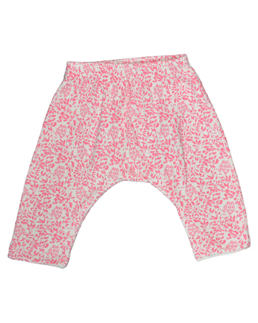 A Pink Leggings from Petit Bateau in size 0-3M for girl. (Front View)