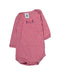 A Pink Bodysuits from Petit Bateau in size 0-3M for girl. (Front View)