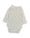 A Ivory Bodysuits from Petit Bateau in size 0-3M for boy. (Back View)