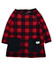 A Red Long Sleeve Dresses from Roots in size 3-6M for girl. (Front View)