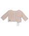 A Pink Cardigans from Chateau de Sable in size 0-3M for girl. (Front View)