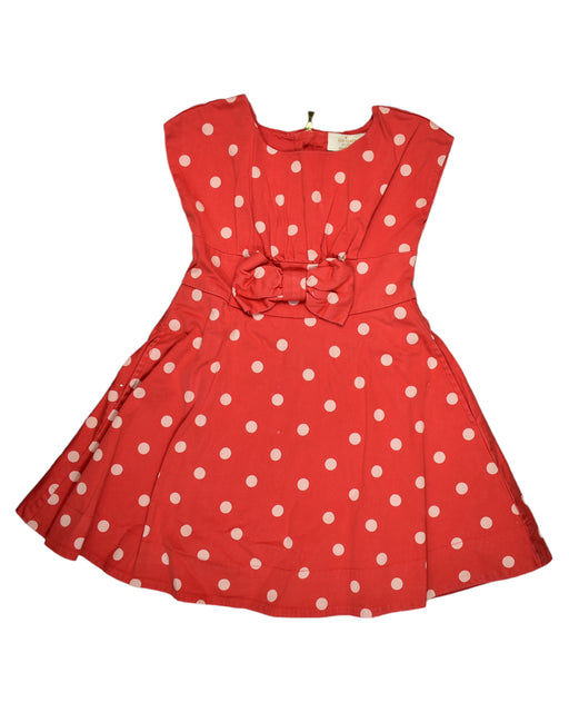 A Red Sleeveless Dresses from Kate Spade in size 4T for girl. (Front View)