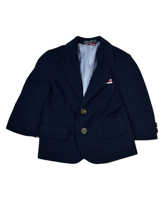 A Navy Blazers from Tommy Hilfiger in size 6-12M for boy. (Front View)