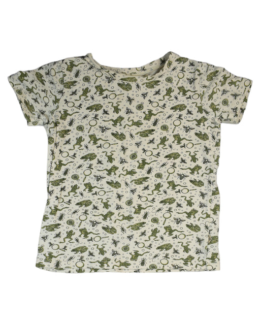 A Ivory Short Sleeve T Shirts from Wheat in size 5T for boy. (Front View)