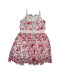 A Red Sleeveless Dresses from Bardot Junior in size 6T for girl. (Back View)