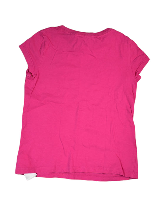 A Pink Short Sleeve T Shirts from Polo Ralph Lauren in size 5T for girl. (Back View)