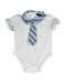 A White Bodysuits from Nicholas & Bears in size 6-12M for boy. (Front View)