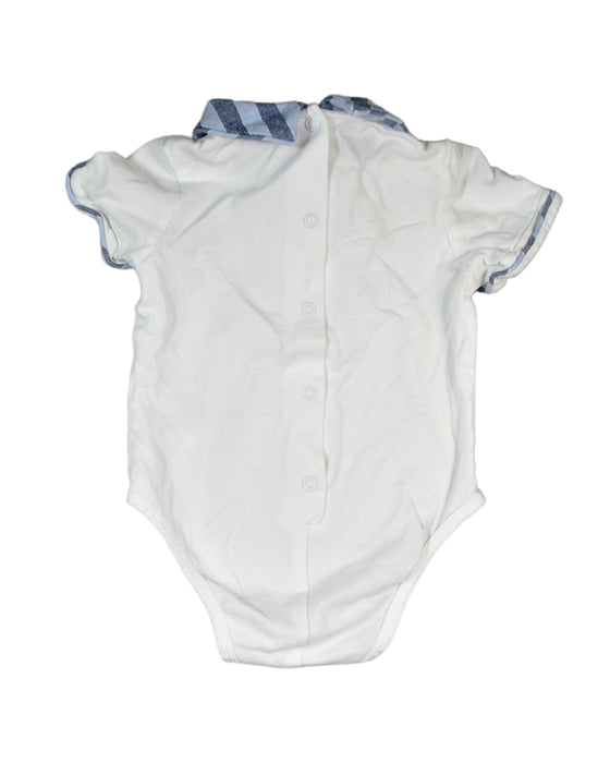 A White Bodysuits from Nicholas & Bears in size 6-12M for boy. (Back View)