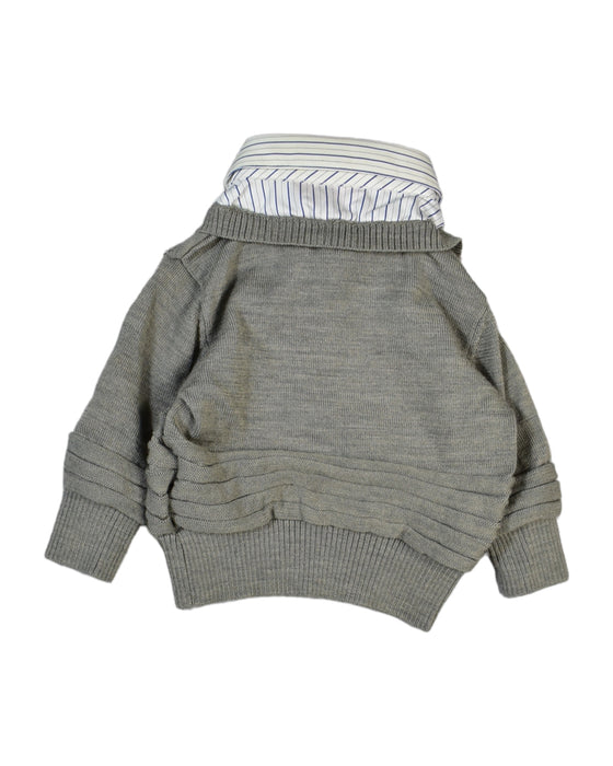 A Grey Sweatshirts from Ferrari in size 6-12M for boy. (Back View)