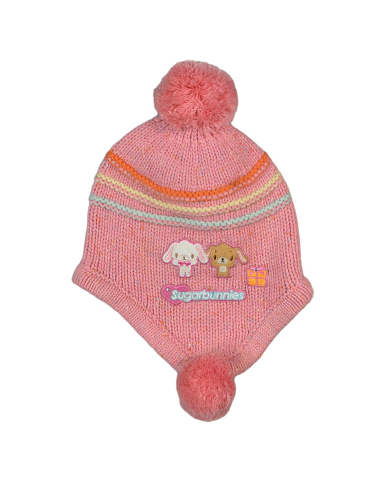 A Pink Winter Hats from Sanrio in size O/S for girl. (Front View)