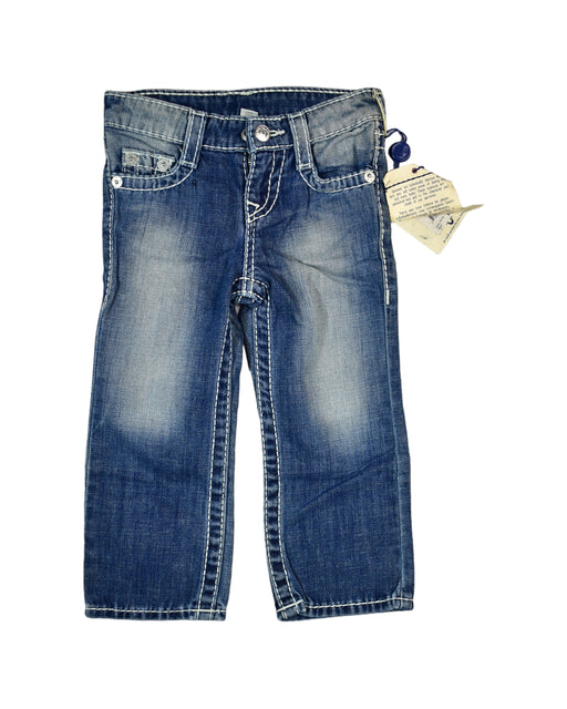 A Blue Jeans from True Religion in size 3T for girl. (Front View)