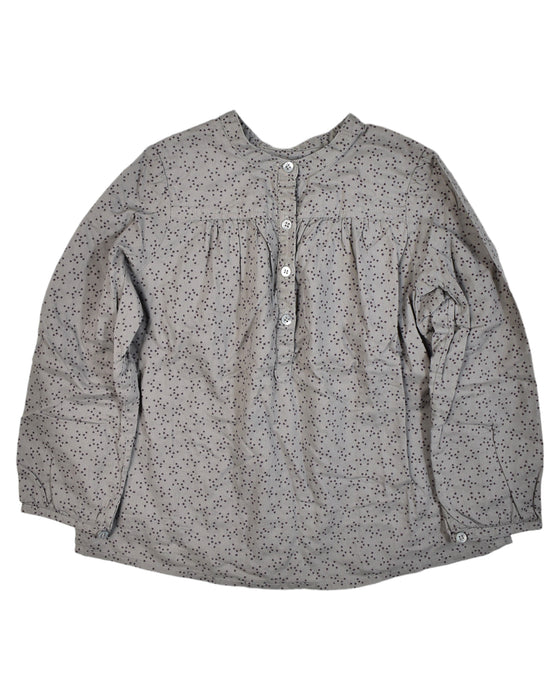 A Grey Long Sleeve Tops from Bonpoint in size 4T for girl. (Front View)