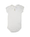 A White Bodysuits from Petit Bateau in size 2T for girl. (Back View)