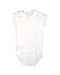 A White Bodysuits from Petit Bateau in size 2T for girl. (Front View)